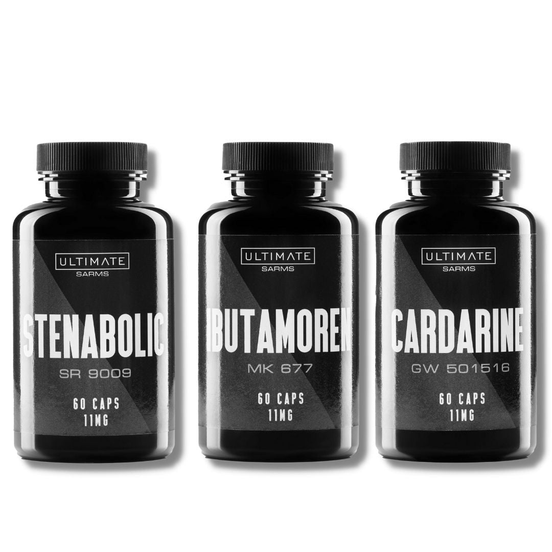 Кардарин (Cardarine GW-501516) Стенаболик (Stenabolic SR-9009) Ибутаморен (Ibutamoren MK-677) за изчистване на мазнини
